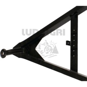 Timon en V, type GNZ, droit avec œillet d'attelage Ø 40 mm, selon DIN 74054 - 35740860010