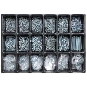 Coffret complet en tôle avec inserts, garni - 487SET09