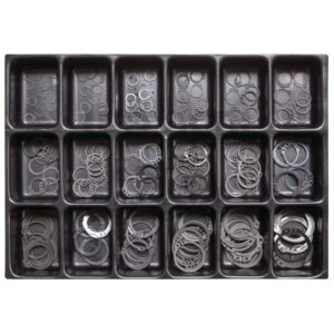 Coffret complet en tôle avec inserts, garni - 487SET36