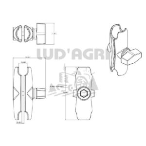 Systèmes de support pour téléphones portables, tablettes, systèmes de navigation et autres - 5070010051